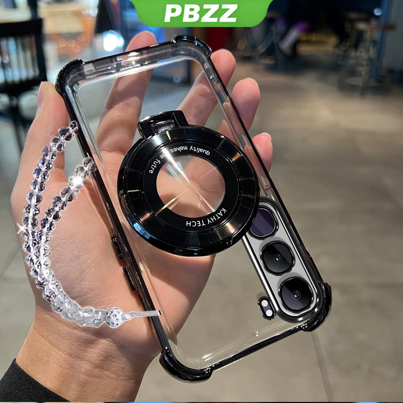 Ốp cho Vivo y19s 4G 2024 V40 Lite 4G Ốp điện thoại Ốp mềm Vỏ chống sốc Silicon thiết kế mới trong suốt thẩm mỹ có giá đỡ cho dây đeo dễ thương sjslwxzj01