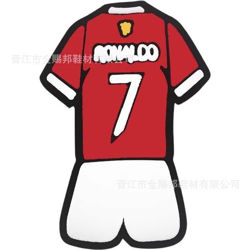 Set Charm CR7 Số 7 Huyền Thoại – Charm Bóng Đá Cute Trang Trí Dép (20 Món)