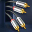 Dây AV RCA 2 đầu đực sang 2 đầu đực hoa sen âm thanh stereo Dây 2RCA Hoa Sen،Dây AV RCA، Chất liệu Cao Cấp