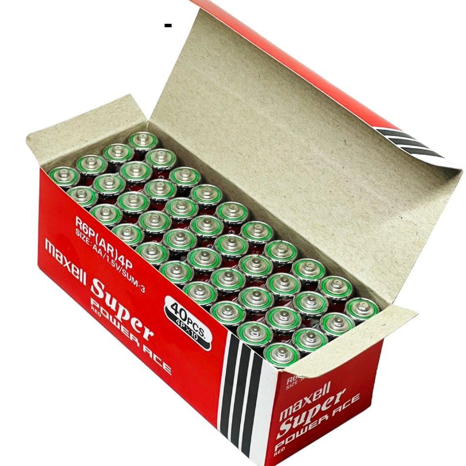 Hộp Pin AA Maxell R6P Super Power Siêu Bền - Hàng Chính Hãng