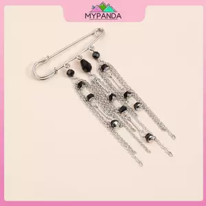 MYPANDA 2026 - Dây xích quần handmade thổ cẩm đính hạt nhiều lớp, phù hợp trang trí quần áo