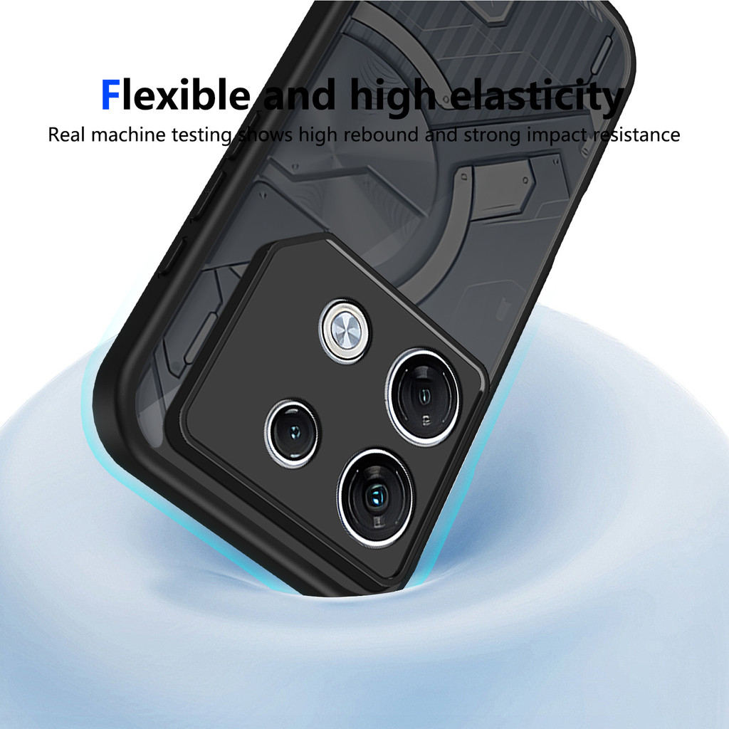 Ốp lưng Infinix GT 20 Pro Vỏ màu đen mờ cho Infinix GT 20 Pro 5G Vỏ điện thoại