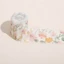 Ruy băng Satin SMILE, Ruy băng voan dài 1 / 3 cuộn 5m, Tiệc sinh ra 4cm viền mờ thủ công thủ công Ruy băng lụa DIY Trang trí