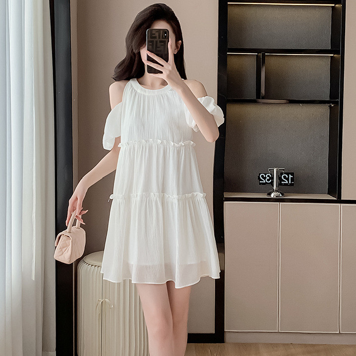 váy đi biển phong cách nghỉ dưỡng dành cho nữ, mẫu mới mùa hè, Váy dài vừa dáng chữ A , trẻ trung, duyên dáng