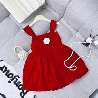 D12-[tomnaukids] Set đầm kèm khoác bé gái diện Noel Tết cực xinh - Size 10-30Kg