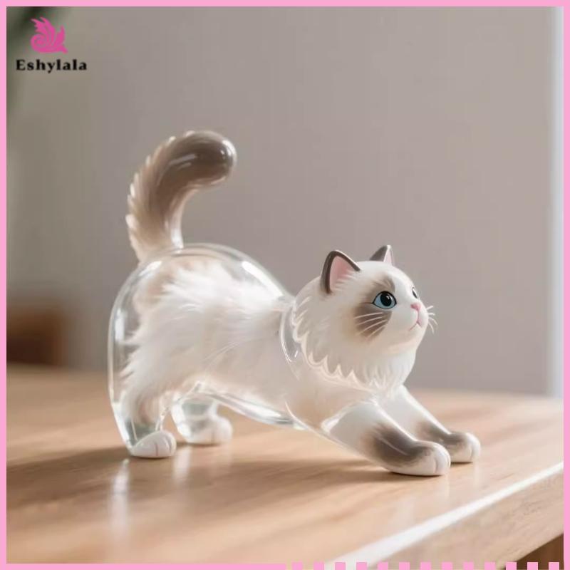 Eshylala Hoạt Hình Mèo Hình Chó Mặt Dây Chuyền Bảo Quản Tóc Dễ Thương Trong Suốt Hộp Bảo Quản Tóc Móc Khóa Túi DIY Mặt Dây Chuyền Lưu Niệm Bộ Sưu Tập Quà Tặng [MỚI]