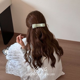 Kẹp tóc nữ Hoa hồng anh đào nơ chuối - phụ kiện tóc thời trang