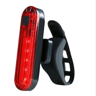 Đèn hậu xe đạp thể thao, Đèn Led dài cảnh báo chống nước, pin sạc USB 4 chế độ