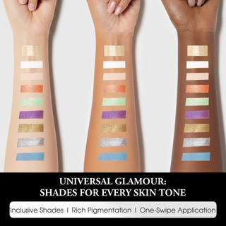 Bảng phấn mắt nướng UCANBE có Highlighter, Bảng phấn mắt mờ 9 màu đá quý, Màu sắc tố cao có thể pha trộn bằng kim loại, Mờ, Trang điểm lấp lánh, Thiết kế nhỏ gọn xoay