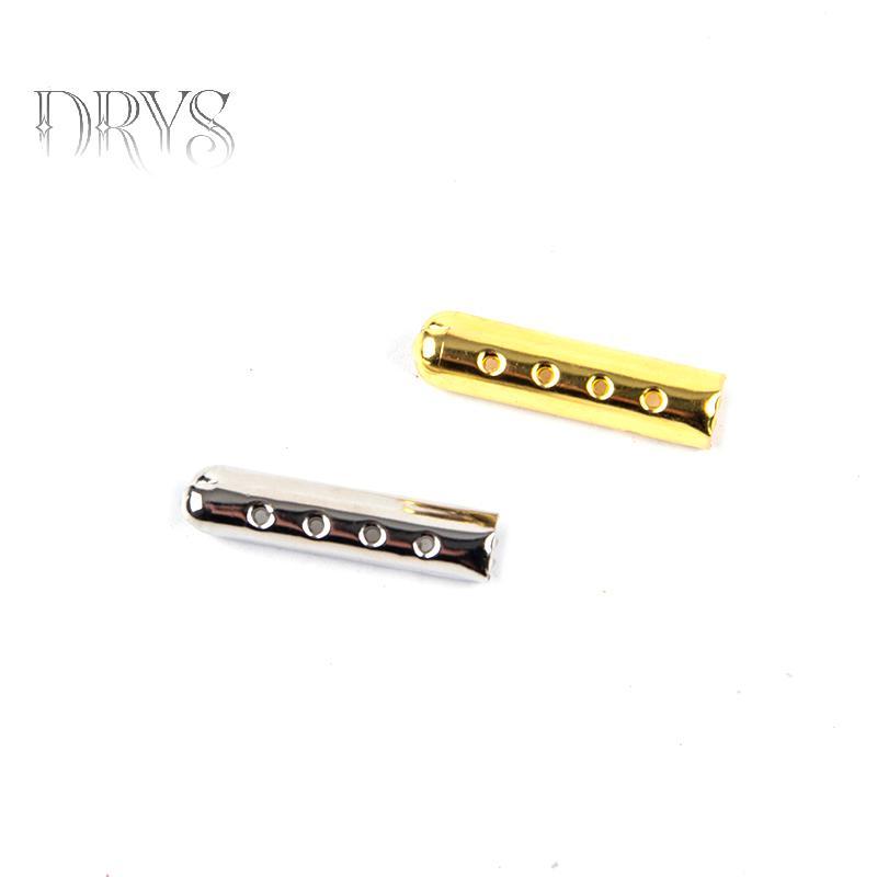 (TFT) 50 Chiếc Đầu Dây Giày Aglets DIY Dây Giày Sửa Chữa Đầu Ren Dây Kẹp Đầu MỚI