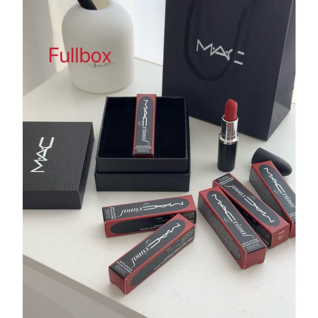[Chính Hãng] MAC Matte Lipstick 3g – Son Thỏi Mềm Môi, Lên Màu Chuẩn & Lâu Trôi, Fullsize，fullbox