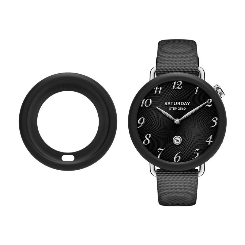Đồng Hồ Silicon Dành Cho Xiaomi WatchS4 Đồng Hồ Bảo Vệ Mềm Ốp Lưng Khung Dành Cho Xiaomi Watch S4 41 Mm Rỗng Không Có Vỏ Bảo Vệ Màn Hình
