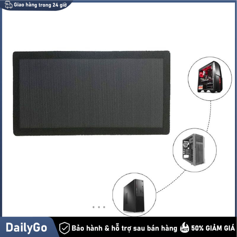 Tấm lọc bụi dính từ cho quạt tản nhiệt máy tính Tấm Lưới Lọc Bụi Từ Tính،Máy tính để bàn (PC), case máy tính