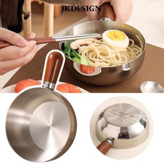 Nồi Thực Phẩm Bổ Sung JKDESIGN, Nồi Nhỏ Bạc Inox 304, Bát Tay Cầm Có Thể Tháo Rời Đơn Giản Tròn 0 Lớp Phủ Trộn Bát Đa Năng