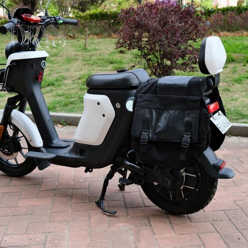 (TFT) Túi Xe Máy Dung Tích Lớn Đi Xe Máy Du Lịch Vải Chống Thấm Nước Panniers Hộp Dụng Cụ Bên Túi Đựng Cho Xe Máy MỚI