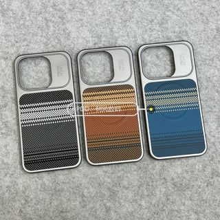 Ốp Điện Thoại Cho One Plus 15 Khâu Họa Tiết Kevlar Mờ Từ Tính Lỗ Lớn Chống Sốc Cứng