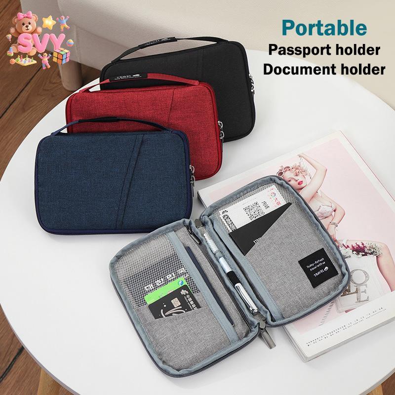 [SVY] RFID Bloing Ví đựng hộ chiếu chống nước Hộp đựng gia đình Hộp đựng du lịch cho những cuộc phiêu lưu an toàn