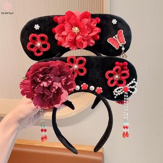 Đầu đội mũ Hanfu công chúa truyền thống Trung Quốc