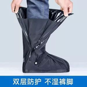 Giày Đi Mưa Cao Cấp Bao Giày Chống Trơn Trượt Chống Mài Mòn Ngoài Trời Siêu Dày Chống Thấm Nước Giày Dài Nam Nữ Thấm Nước Người Lớn Đi Mưa