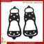 8 Răng Ice Gripper Spike Cho Giày Mùa Đông Ngoài Trời Chống Trơn Trượt Đi Bộ Đường Dài Leo Núi Tuyết Crampons Chống Trơn Trượt Giày Dễ Dàng Sử Dụng
