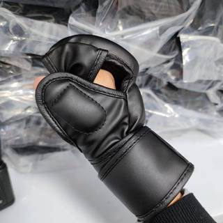 Boxing Glove Adult Men MMA Half Finger Training Professional Fight Boxing Gloves q8zH