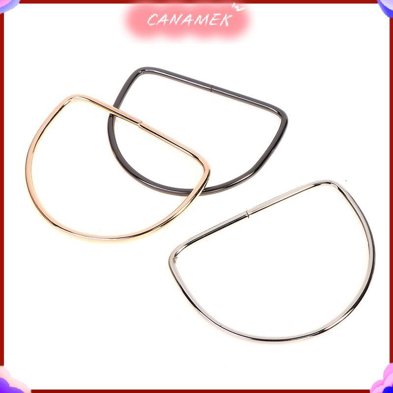 CANAMEK D Túi Kim Loại Tay Cầm Túi Xách Dây Đeo Ví Phần Cứng Thay Thế Phụ Kiện Handmade CSF