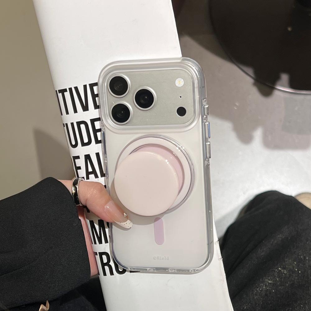Ốp Lưng Cứng Tương Thích Với iPhone 13 14 14Pro 14ProMax 15 15Pro 15ProMax 16 16Pro 16ProMax 17 17Pro 17ProMax Ốp Nam Châm Họa Tiết Màu Be