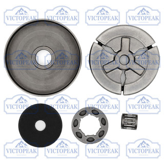 Bộ ly hợp & bánh xích cưa xích 5800 Ly hợp 3 / 8 "Bánh xích 7 cửa 0,058" Bộ phận thay thế máy đo cho dụng cụ điện ngoài trời