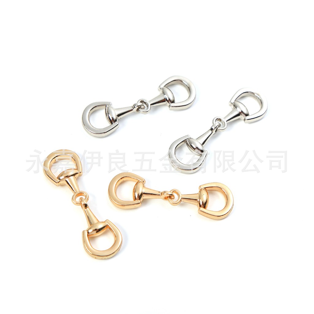 Đồ Bơi Quần Lót Dây Xích Kim Loại Giày Đậu Hà Lan Trang Trí Khóa Giày Dây Xích Phụ Kiện Kết Nối Khóa Túi Dây Xích Phụ Kiện Nút 26.3.30