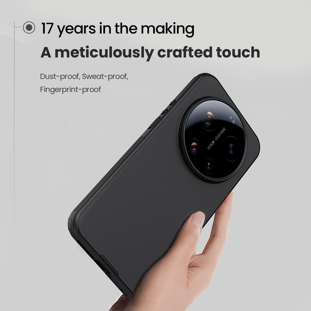 Nillkin Cho Xiaomi 17 Ultra Siêu Mờ Lá Chắn Pro Từ Tính Mờ Nhựa Cứng Ốp lưng Vỏ Bảo Vệ