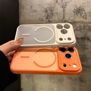 Tản nhiệt thoáng khí mờ mới 17promax thích hợp cho vỏ điện thoại Apple 14pro Max iPhone chống rơi cảm giác cao cấp 16 nữ mẫu nam trong suốt niche