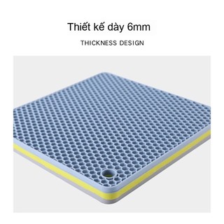 Miếng lót silicone chịu nhiệt cách nhiệt Miếng Lót Bếp/Bàn (Silicone), Chống Trầy Xước, Bảo Vệ Mặt Bếp