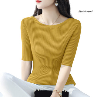 Cửa hàng tốt nhất | Áo thun nữ đa năng, sành điệu với thiết kếSlim Fit nửa tay, cổ tròn phù hợp mặc hàng ngày phong cách Đông Nam Á