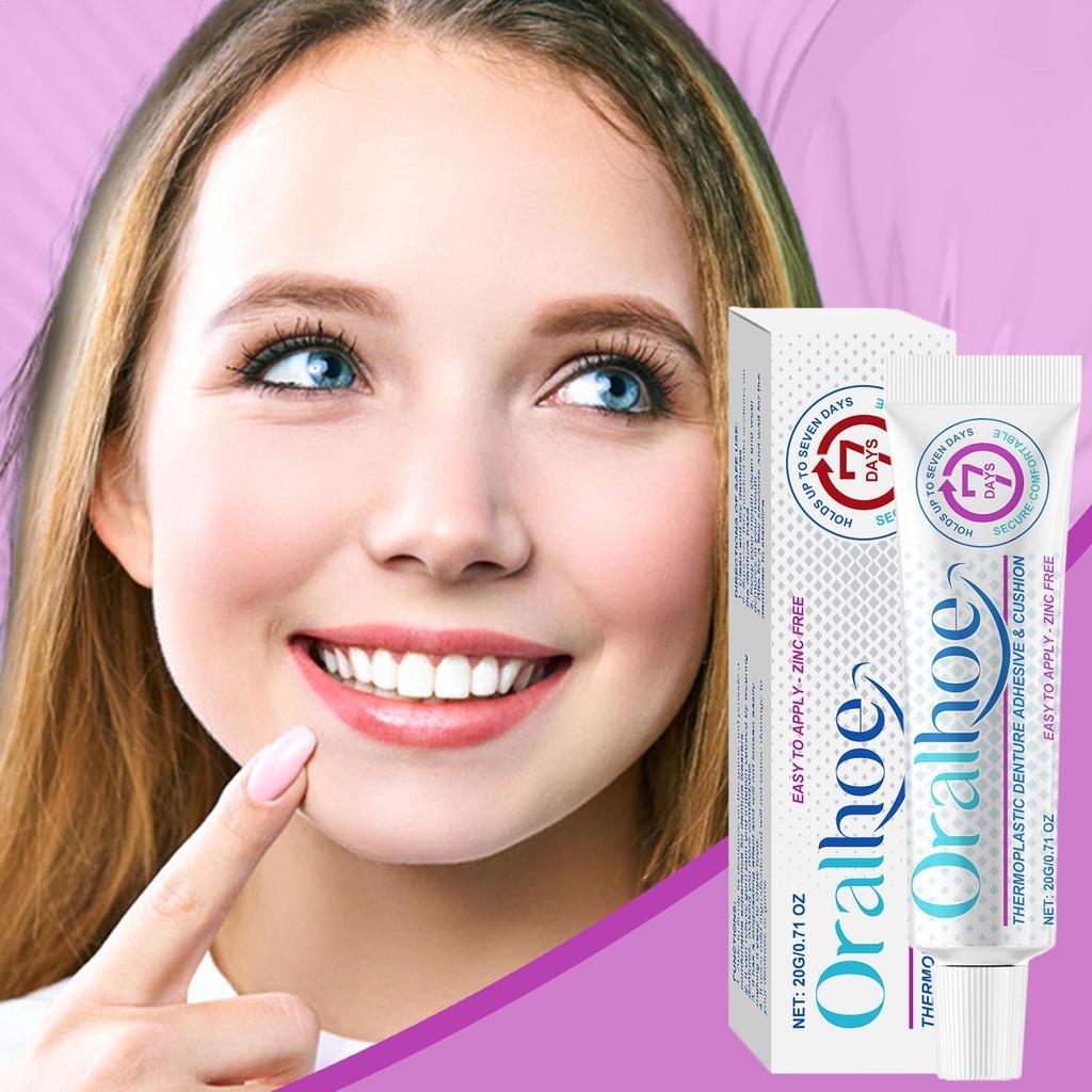 Keo Dán Răng Giả Kem Dính Nhẹ Nhàng Ổn Định Nguyên Bản Dán An Toàn Chăm Sóc Tạm Thời Cho Nữ Du Lịch Tại Nhà ewoekvn