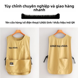 tạp dề chống nước ngắn Áo ghi lê công nhân chống bẩn thoáng khí