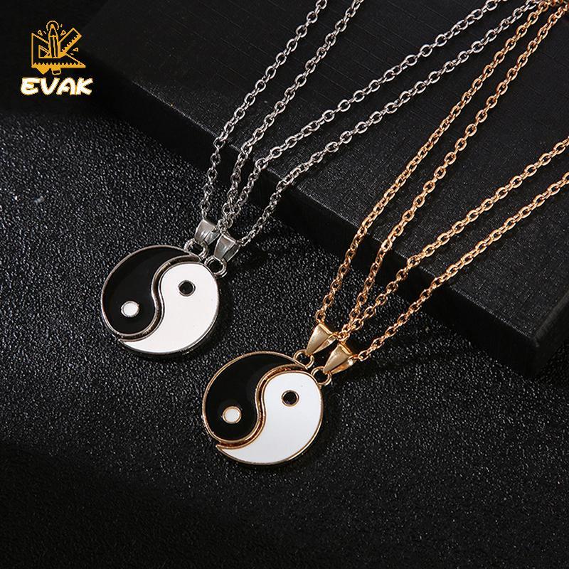 Vòng tay và dây chuyền bộ đôi Thái cực dương, có thể điều chỉnh phù hợp làm quà tặng cho người yêu tại Việt Nam