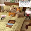 Set Vỏ Chăn Ga Gối Nỉ Make A Wish Memmimbedding luxury hoạ tiết siêu cute, giúp phòng ngủ trở lên đáng yêu