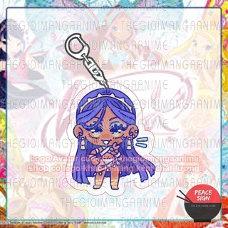 (CHIBI) Móc khoá WINX in hình anime mica trong acrylic chibi xinh xắn