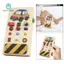 Gamchiano Montessori Ban Bận Rộn Kỹ Năng Vận Động Tinh Tế Trò Chơi Chơi Trong Nhà Cho Trẻ Em Bảng Cảm Giác