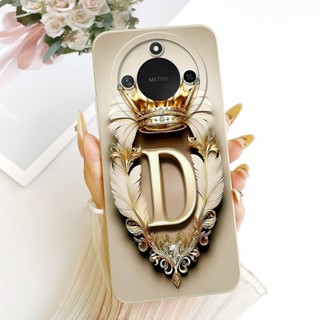 Dành Cho Honor X9c Ốp Lưng Thông Minh Sang Trọng Chữ Cái Thái Silicon Mềm Chống Sốc Vỏ Điện Thoại Cho Honor X60 5G Fundas Honor X9cSmart Cản