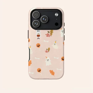 Họa tiết Graffiti ma bí ngô Thích hợp cho iPhone 17 Pro max Plus Air / 16 / 15 / 14 / 13 / 12 / 11 / XS / XSmax / 7 / 8 plus Vỏ cứng hai lớp chống sốc Vỏ bao gồm tất cả