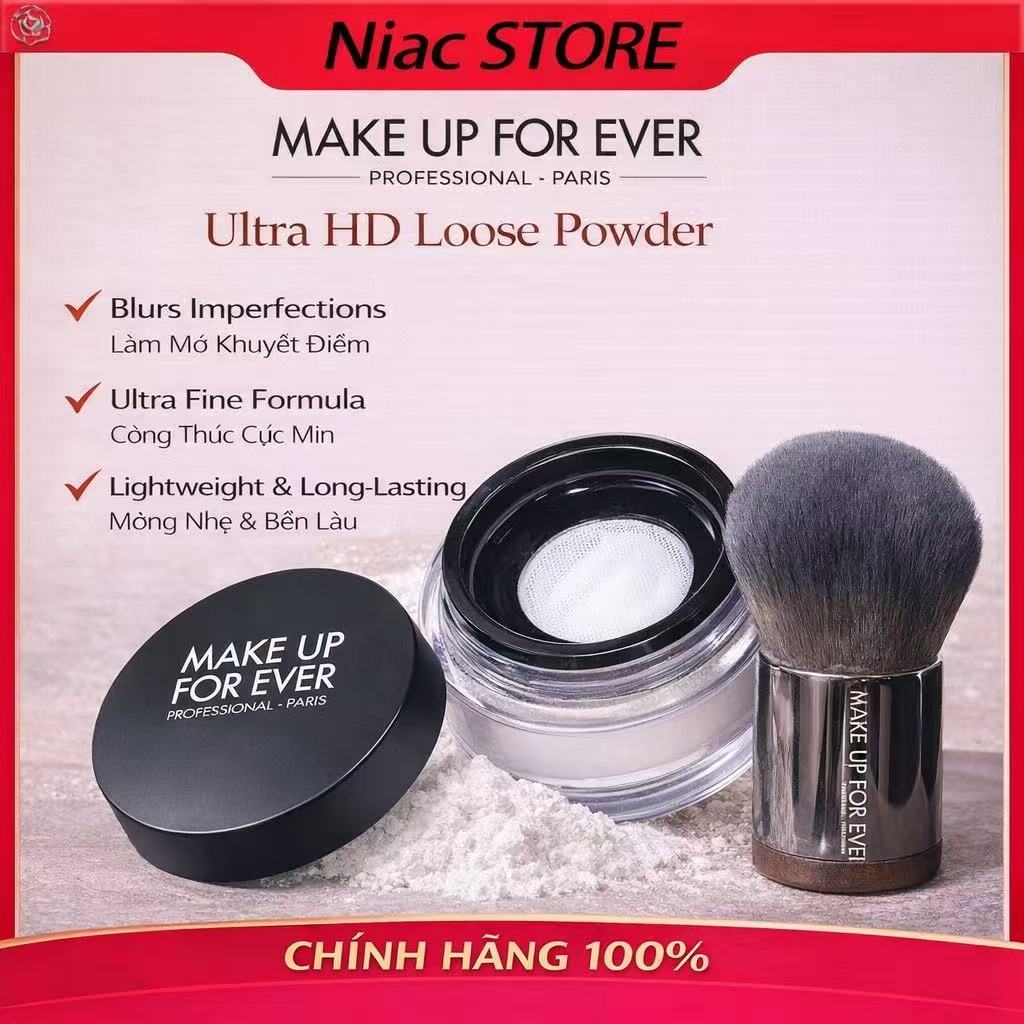 Phấn Phủ Make Up For Ever Ultra HD Loose Powder 8.5gr Mới Nhất 2025 Chính Hãng