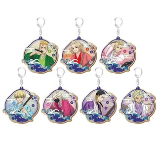 Tokyo Revengers Anime KeyChain Manjiro Sano Sanzu Haruchiyo Men Key Chain for Women Cartoon Figure Acrylic