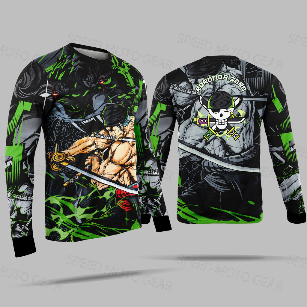 Áo đi xe máy Anime nam in đồ họa biker, dành cho người yêu tốc độ
