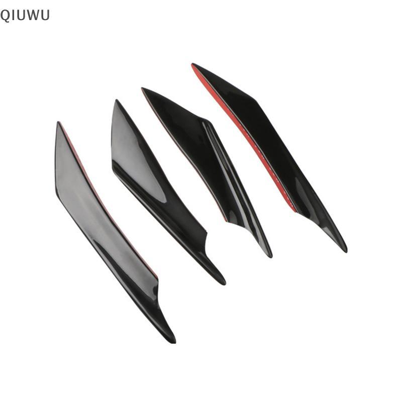 QIUWU Cản Trước Bên Canards Splitter Vây Cánh lướt gió cản trước đa năng.