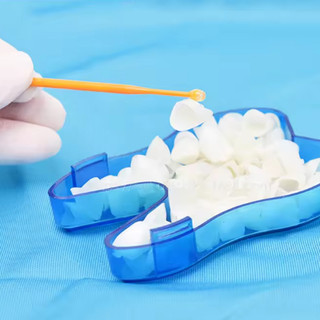 Nha Khoa Dính Đầu Applicator Cho Răng Vương Miện Sứ Veneer Chăm Sóc Sức Khỏe Dùng Một Lần Que Nha Khoa Bàn Chải Chất Liệu Nha Khoa
