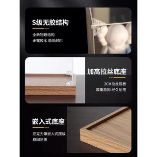 [Hộp trưng bày mô hình] Thích hợp cho Ruoke Ruolai Hộp nhạc tròn vui vẻ Hộp trưng bày Acrylic Hộp nhạc Hộp chống bụi Hộp lưu trữ hình