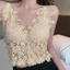 Áo lót ren NICOLOO, Áo ngực thêu hoa cổ chữ V, Áo ngực hở lưng màu trơn gợi cảm dành cho nữ