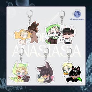 Móc khóa keyring CODENAME ANASTASIA in hình Mật Danh Anastasia manhwa BL anime chibi quà tặng dễ thương Nữ Nhung