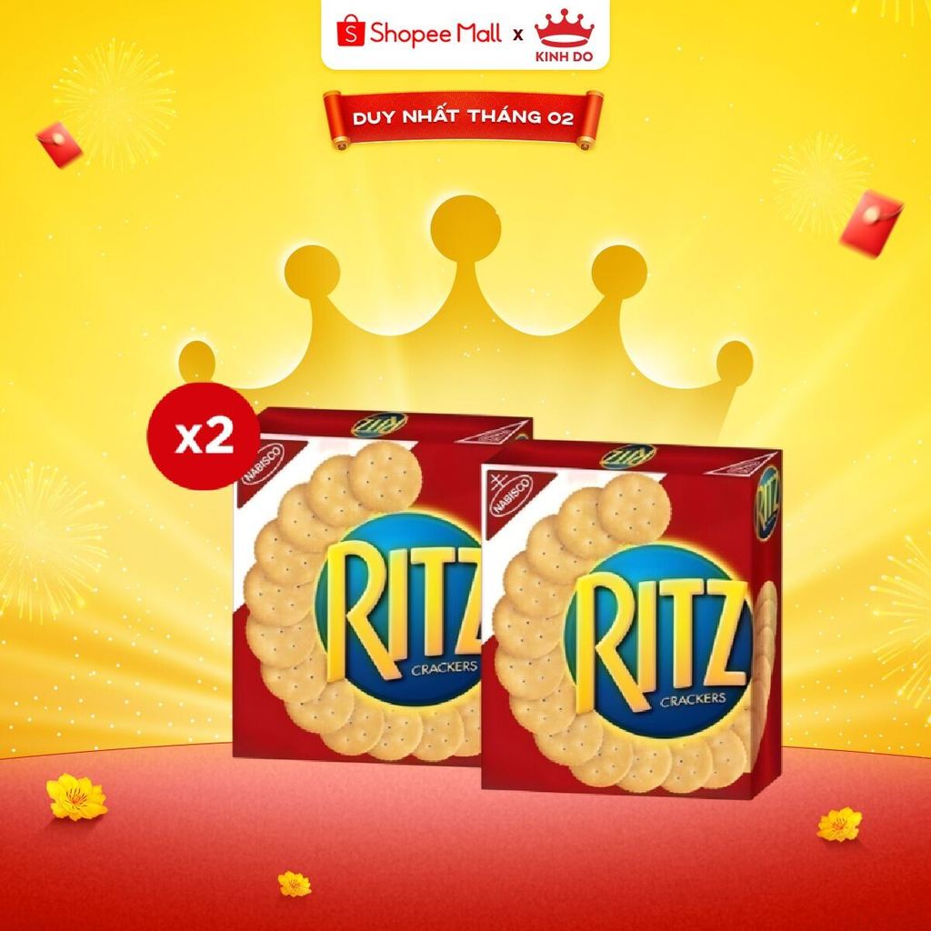 Combo 2 Hộp Bánh Quy Mặn Ritz 247g - LIVE DEBUT SHOPEE | Shopee Việt Nam